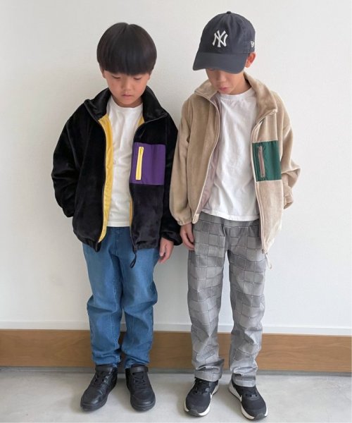 ikka kids(イッカ　キッズ)/ボアフリースジャケット（120〜160cm）/img13
