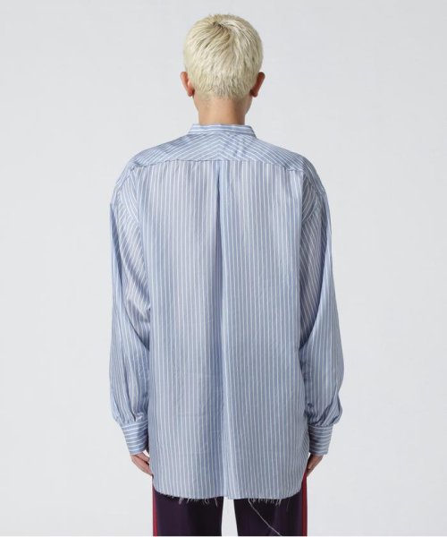 B'2nd(ビーセカンド)/John Mason Smith (ジョンメイソンスミス) WASHED CUPRO STRIPE CLASSIC BANDED COLLA/img03