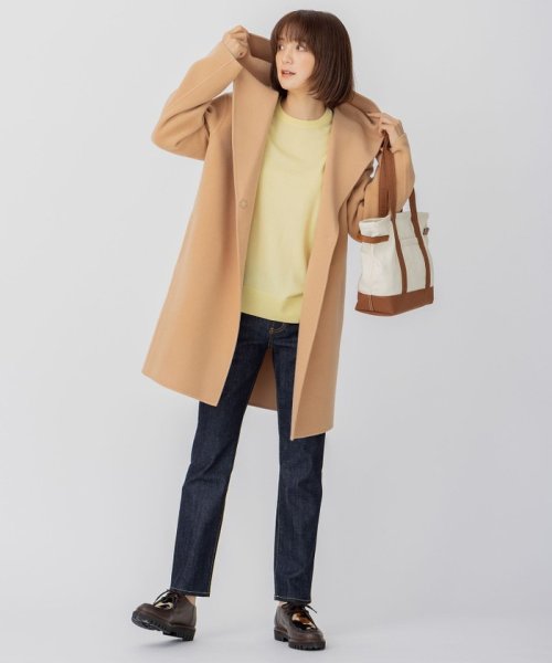 【CLASSY.1月号掲載】23区DENIM ボーイフィット パンツ #002 23区DENIM #072 ネイビー #075 #004 品番 グレー スカイブルー アイボリー