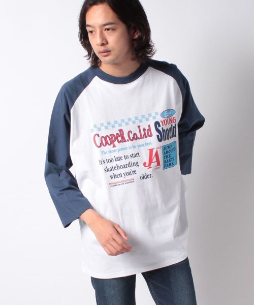 WHO'S WHO GALLERY(フーズフーギャラリー)/【WHO'S WHO gallery】COOPER FACT LTDラグランTEE/img05