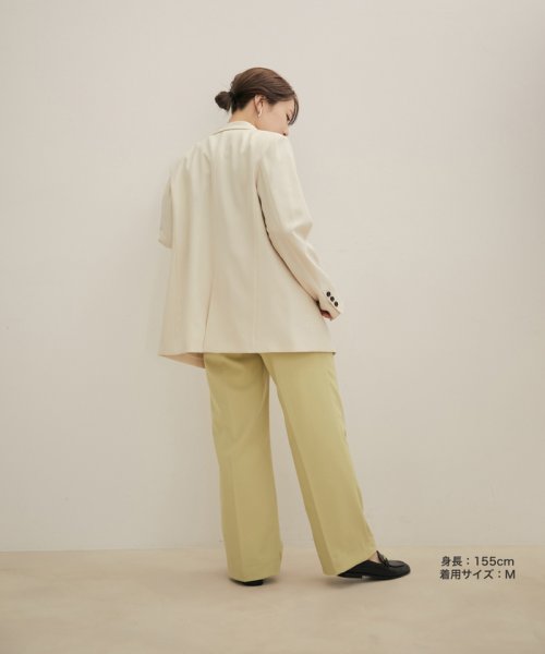 VIS(ビス)/【Washable・EASY CARE】エコウールタッチジャケット【sustainable】/img35