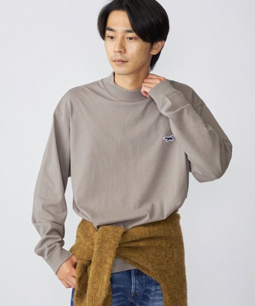 SHIPS MEN(シップス　メン)/*【SHIPS別注】PENNEYS: FOX ロゴ ワッペン ソリッド / マイクロボーダー モックネック Tシャツ (ロンT)/img28