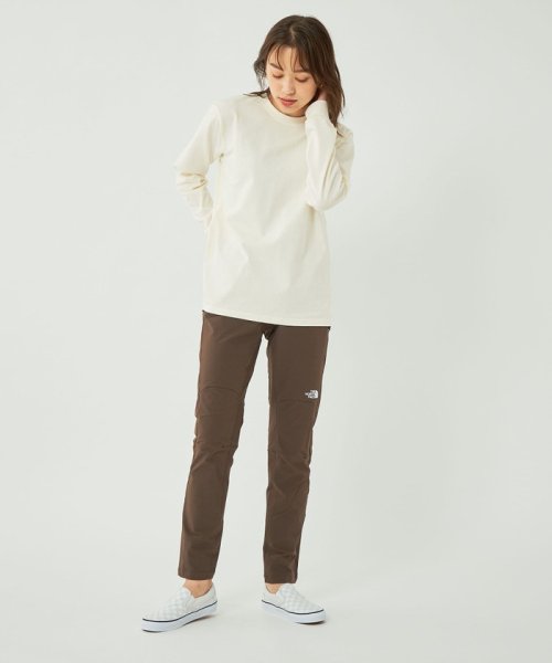 green label relaxing(グリーンレーベルリラクシング)/【WEB限定】＜ THE NORTH FACE ＞ ロングスリーブ ロゴ Tシャツ/img05