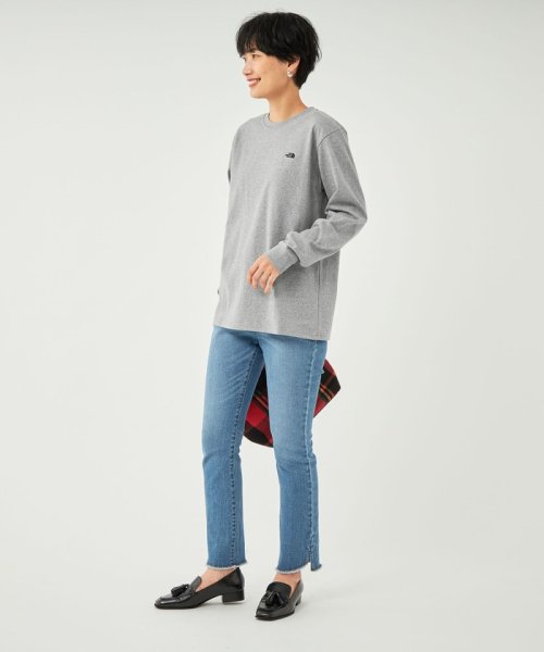 green label relaxing(グリーンレーベルリラクシング)/【WEB限定】＜ THE NORTH FACE ＞ ロングスリーブ ロゴ Tシャツ/img07