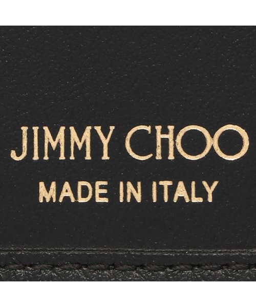 JIMMY CHOO(ジミーチュウ)/ジミーチュウ 三つ折り財布 ネモ ミニ財布 ブラック メンズ レディース JIMMY CHOO NEMO AOR BLACK/LIGHT GOLD 239196/img06
