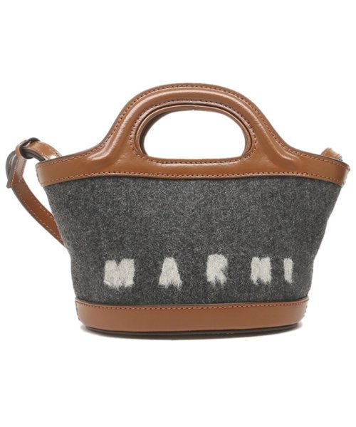 MARNI(マルニ)/マルニ ハンドバッグ ショルダーバッグ トロピカリア 2WAY ミニバッグ グレー ブラウン レディース MARNI BMMP0096Q1 P4915 ZO25/img05