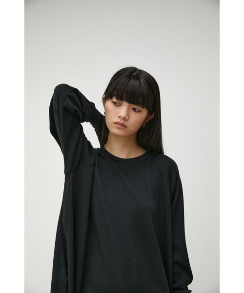 AZUL by moussy(アズールバイマウジー)/WAFFLE DOCKING L/S TEE/img10