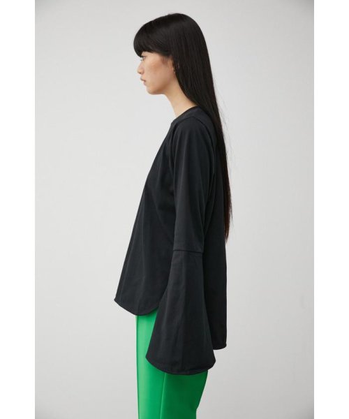 AZUL by moussy(アズールバイマウジー)/SLIT FLARE SLEEVE CUT TOPS/img14