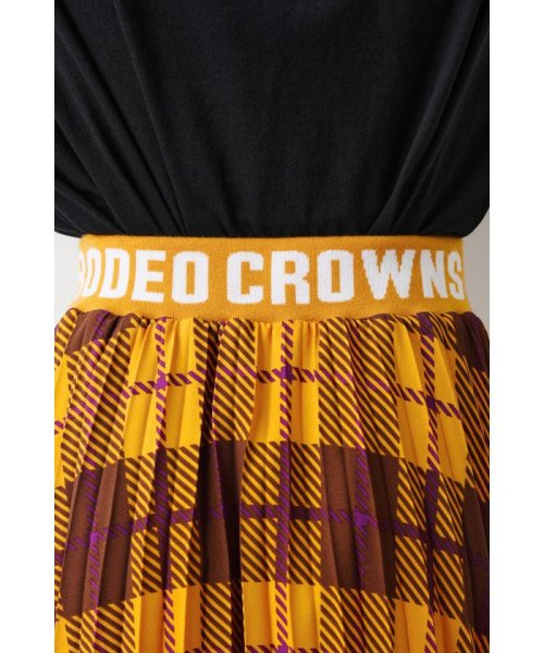 RODEO CROWNS WIDE BOWL(ロデオクラウンズワイドボウル)/リブロゴチェックプリーツスカート/img08