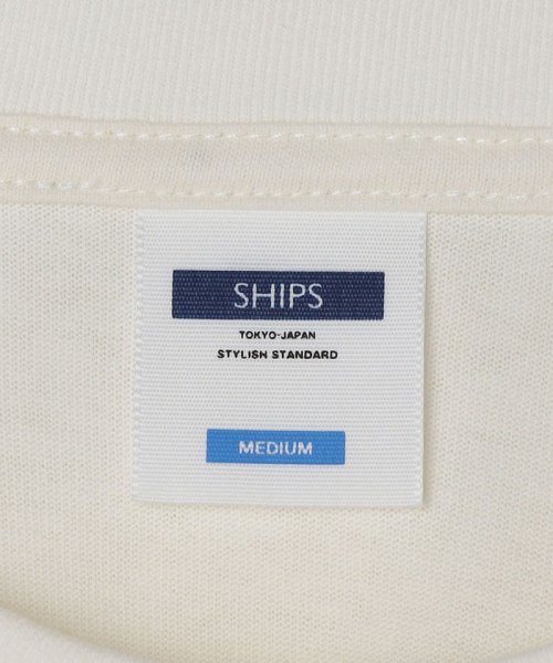 SHIPS MEN(シップス　メン)/*SHIPS: 〈汗染み防止加工〉 ワンポイント ロゴ ビッグシルエット ヘビーウェイト Tシャツ (ロンT)/img28