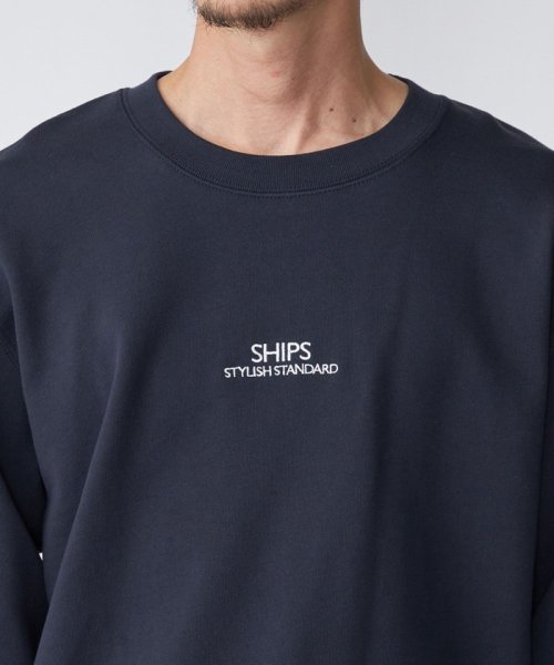 SHIPS MEN(シップス　メン)/*SHIPS: STYLISH STANDARD ロゴ 刺繍 スウェット/img17