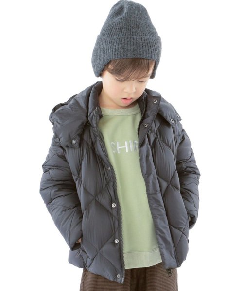 SHIPS KIDS(シップスキッズ)/*【SHIPS KIDS別注】TAION:100～140cm / フーディー ダウン ジャケット/img01