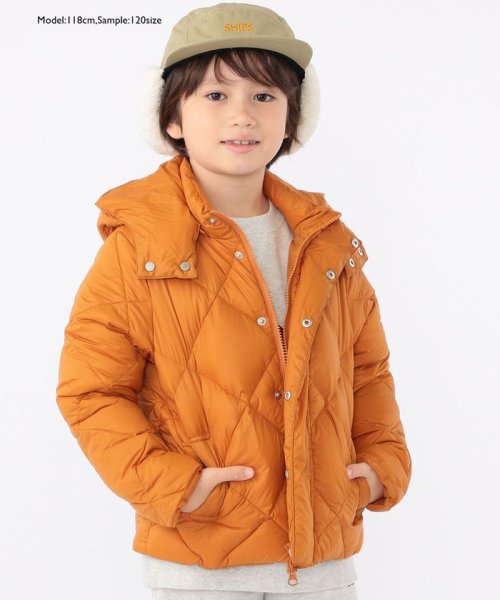 SHIPS KIDS(シップスキッズ)/*【SHIPS KIDS別注】TAION:100～140cm / フーディー ダウン ジャケット/img14