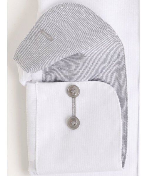 TAKA-Q(タカキュー)/形態安定 吸水速乾 スタンダードフィット レギュラーカラー 長袖 シャツ メンズ ワイシャツ ビジネス yシャツ 速乾 ノーアイロン 形態安定/img02