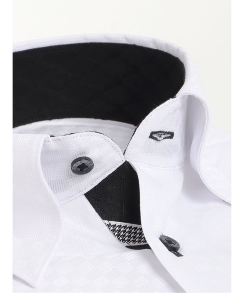 TAKA-Q(タカキュー)/形態安定 スタンダードフィット スナップダウン 長袖 シャツ メンズ ワイシャツ ビジネス yシャツ 速乾 ノーアイロン 形態安定/img01