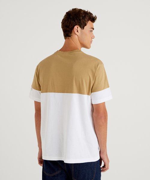 BENETTON (mens)(ベネトン（メンズ）)/カラーブロック半袖Tシャツ・カットソー/img01