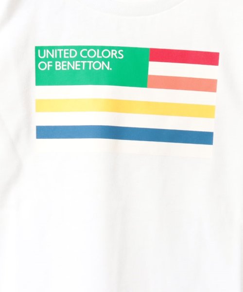 BENETTON (UNITED COLORS OF BENETTON BOYS)(ユナイテッド　カラーズ　オブ　ベネトン　ボーイズ)/【GREEN B】キッズプリント長袖Tシャツ・カットソーB/img04