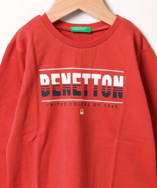 BENETTON (UNITED COLORS OF BENETTON BOYS)(ユナイテッド　カラーズ　オブ　ベネトン　ボーイズ)/【GREEN B】キッズプリント長袖Tシャツ・カットソーB/img07