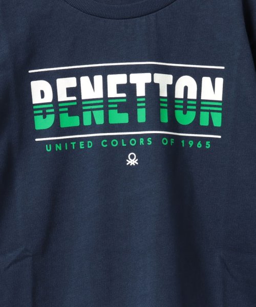 BENETTON (UNITED COLORS OF BENETTON BOYS)(ユナイテッド　カラーズ　オブ　ベネトン　ボーイズ)/【GREEN B】キッズプリント長袖Tシャツ・カットソーB/img12