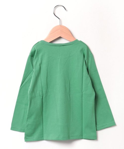 BENETTON (UNITED COLORS OF BENETTON BOYS)(ユナイテッド　カラーズ　オブ　ベネトン　ボーイズ)/【GREEN B】キッズプリント長袖Tシャツ・カットソーB/img13