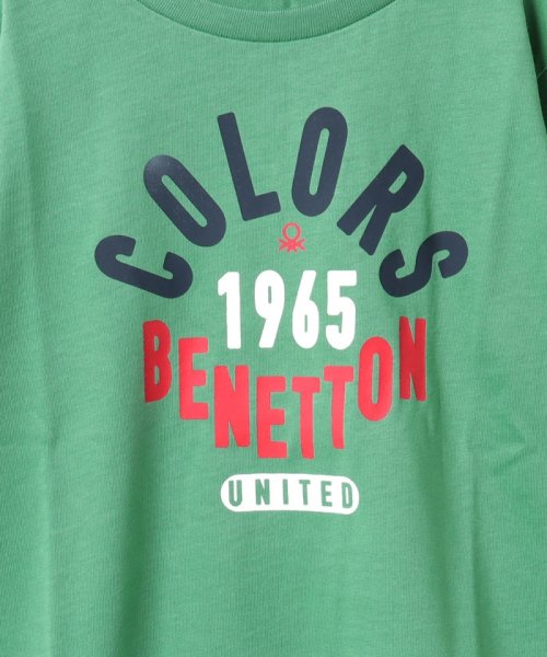 BENETTON (UNITED COLORS OF BENETTON BOYS)(ユナイテッド　カラーズ　オブ　ベネトン　ボーイズ)/【GREEN B】キッズプリント長袖Tシャツ・カットソーB/img15