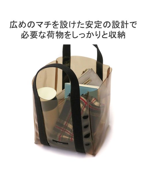 ORCIVAL(オーシバル)/オーシバル トートバッグ ORCIVAL トート SQUARE TOTE バッグ 無地 クリアバッグ A5 小さい 小さめ コンパクト OR－H0080NCV/img04