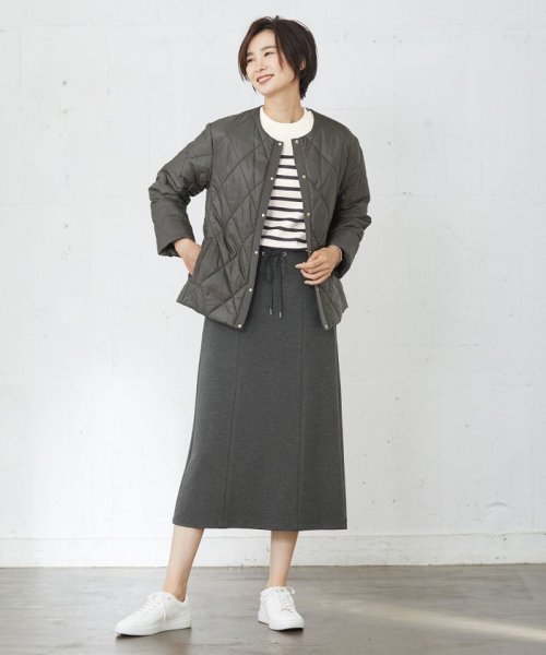 J.PRESS LADIES（LARGE SIZE）(J．プレス　レディス（大きいサイズ）)/【洗える】ミラノリブバスクボーダー ニット/img10