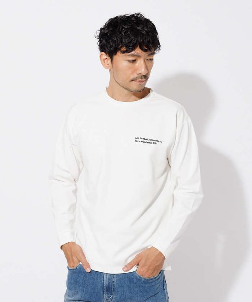 ABAHOUSE(ABAHOUSE)/ポンチ 刺繍 ロング Tシャツ/img23