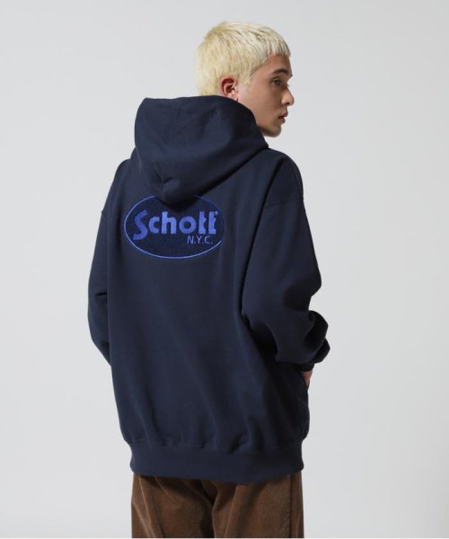 Schott(ショット)/HOODED SWEAT OVAL CHENILLE LOGO/オーバルロゴ パーカー/img18