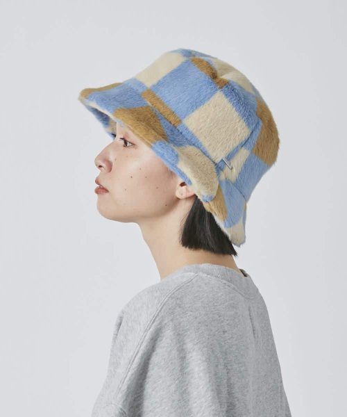 OVERRIDE(OVERRIDE)/OVERRIDE  FAKEFUR BUCKET HAT SGP/img05