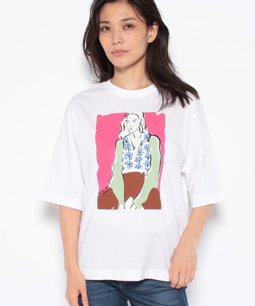 BENETTON (women)(ベネトン（レディース）)/5分袖プリントTシャツ・カットソー/img09