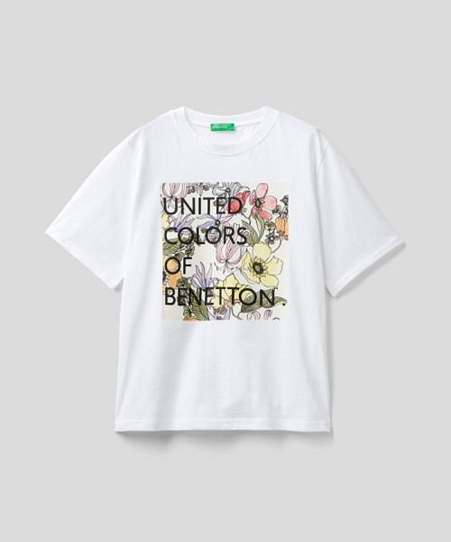 BENETTON (women)(ベネトン（レディース）)/【GREEN B】プリント半袖Tシャツ・カットソー/img03