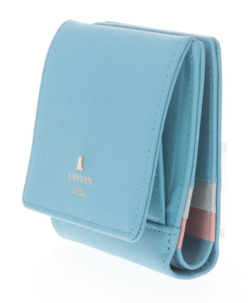 LANVIN en Bleu(BAG)(ランバンオンブルー（バッグ）)/リュクサンブールカラー 内BOX二つ折り財布/img01