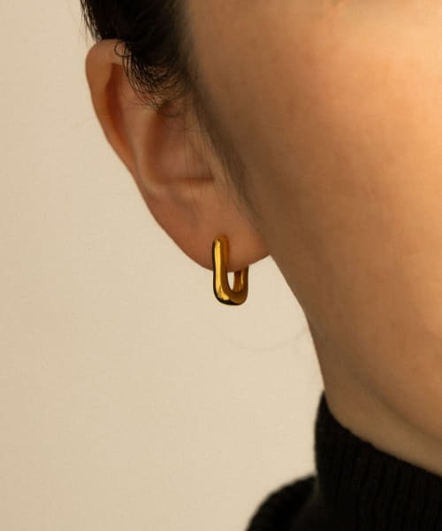 SMELLY(スメリー)/SMELLY so’　square hoop earring/img01