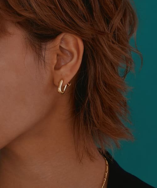 SMELLY(スメリー)/SMELLY so’　square hoop earring/img04