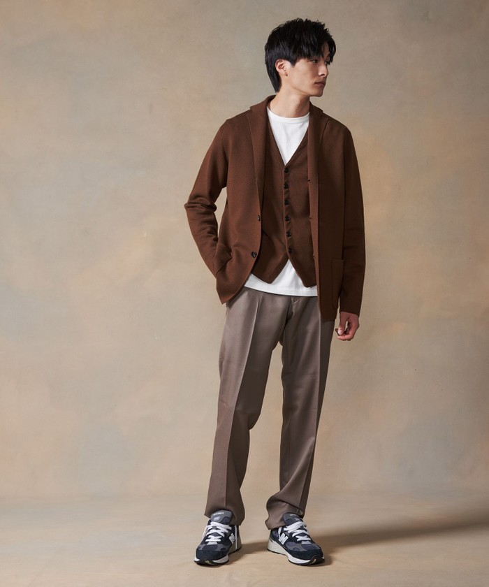 ミラノリブニットジャケット(504916784)｜HANKYU MEN'S / 阪急メンズ