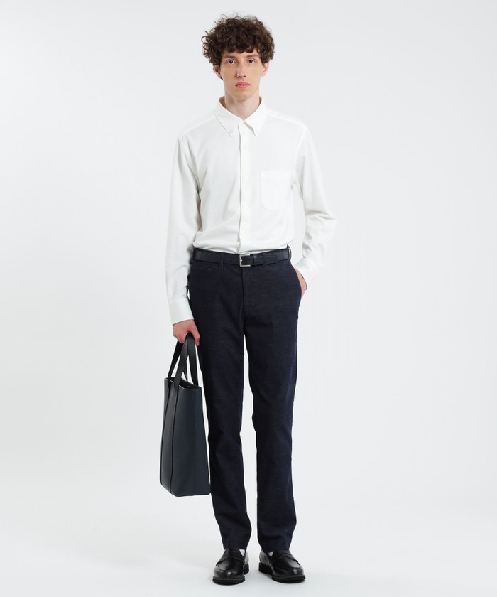36Gジャージーネルシャツ スクエアボタンダウン(504742160)|HANKYU MEN'S / 阪急メンズ