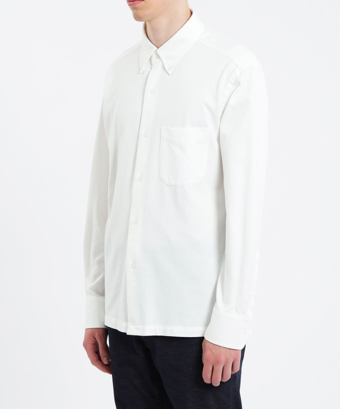36Gジャージーネルシャツ スクエアボタンダウン(504742160)|HANKYU MEN'S / 阪急メンズ