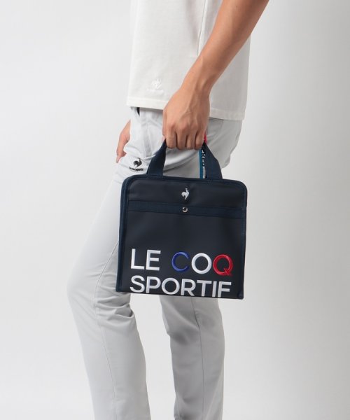 le coq sportif GOLF (ルコックスポルティフ（ゴルフ）)/ゴルファーズ保冷機能裏地縦型ポーチ　約26×25×9(cm)【アウトレット】/img08