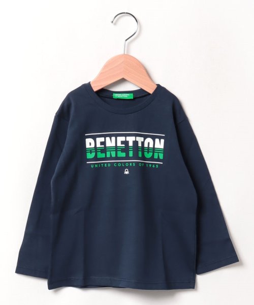 BENETTON (UNITED COLORS OF BENETTON BOYS)(ユナイテッド　カラーズ　オブ　ベネトン　ボーイズ)/【GREEN B】キッズプリント長袖Tシャツ・カットソーB/img09