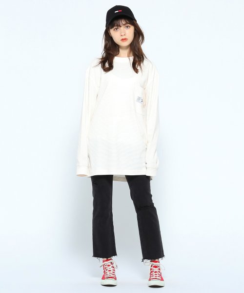 TOMMY JEANS(トミージーンズ)/ワッフルポケットロングスリーブTシャツ/img03