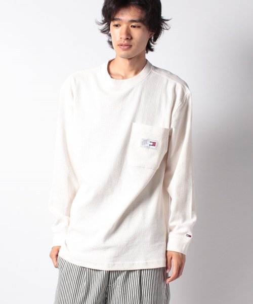 TOMMY JEANS(トミージーンズ)/ワッフルポケットロングスリーブTシャツ/img16