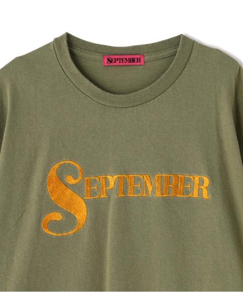 LHP(エルエイチピー)/September/セプテンバー/刺繍Tシャツ/img08