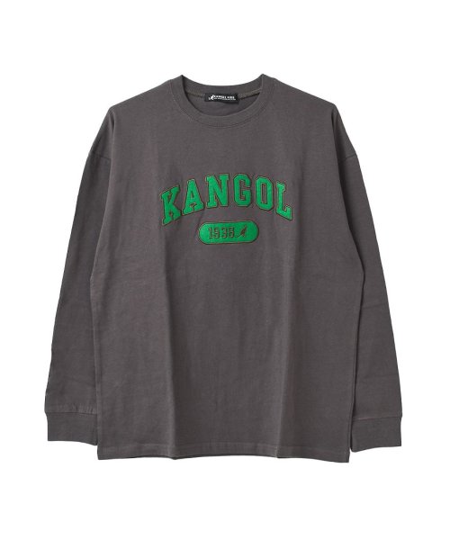 RAT EFFECT(ラット エフェクト)/KANGOL別注フェルト刺繍ロングTシャツ/img07