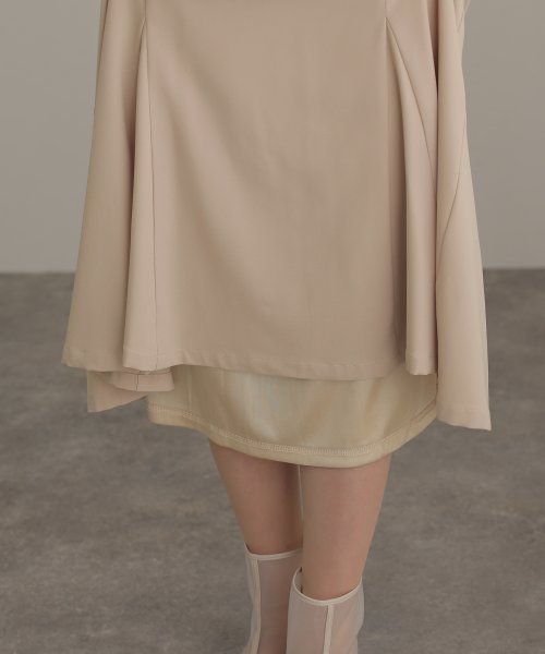 スクエアネックバックシャンワンピース 結婚式 パーティードレス 結婚式