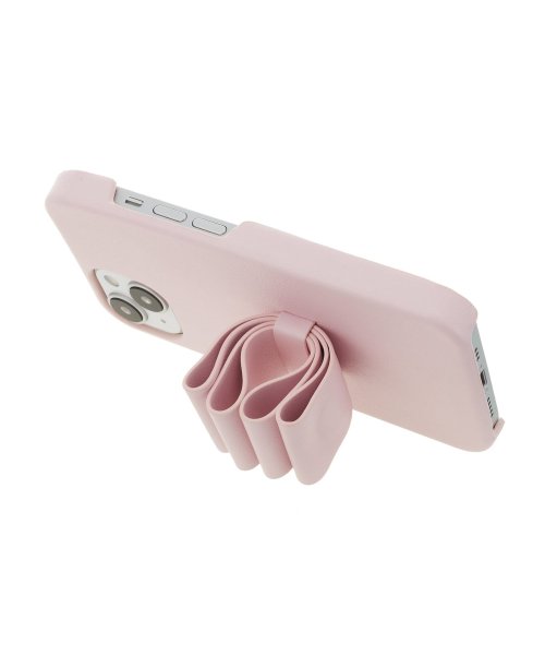 LANVIN en Bleu(Smartphone case)(ランバンオンブルー（スマホケース）)/Slim Wrap Case Stand & Ring Ribbon for iPhone 14 [ Sakura Pink ]/img04