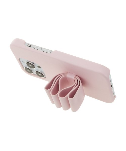 LANVIN en Bleu(Smartphone case)(ランバンオンブルー（スマホケース）)/Slim Wrap Case Stand & Ring Ribbon for iPhone 14 Pro [ Sakura Pink ]/img04