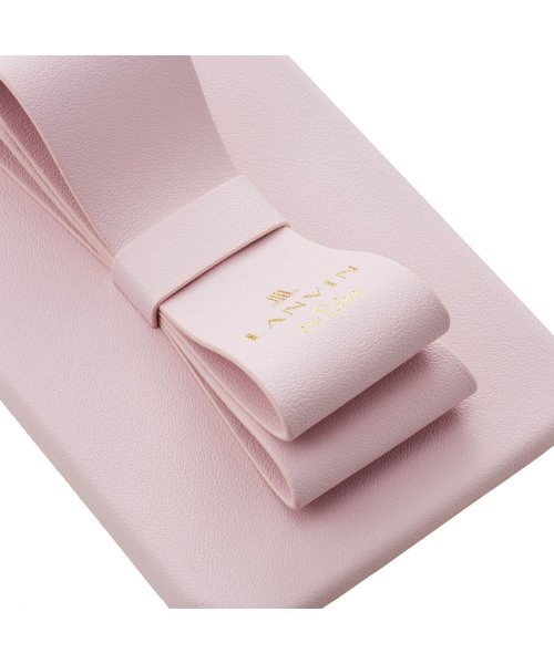 LANVIN en Bleu(Smartphone case)(ランバンオンブルー（スマホケース）)/Slim Wrap Case Stand & Ring Ribbon for iPhone 14 Pro [ Sakura Pink ]/img05