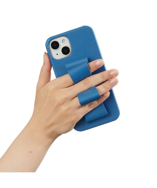 LANVIN en Bleu(Smartphone case)(ランバンオンブルー（スマホケース）)/Slim Wrap Case Stand & Ring Ribbon for iPhone 14 [ Navy ]/img06