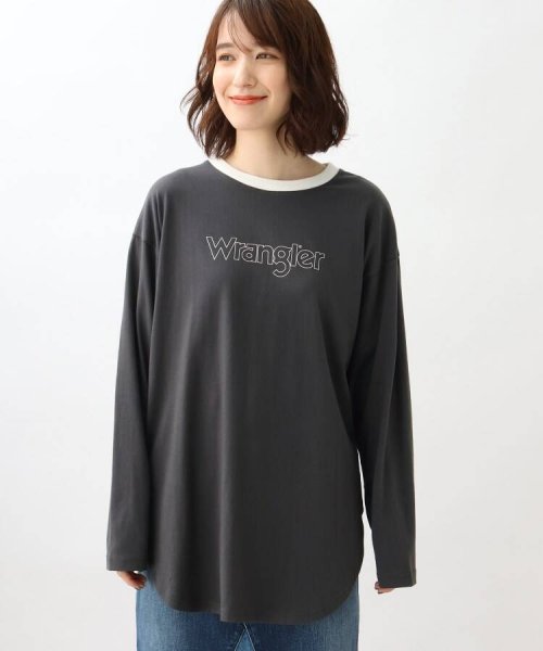 grove(グローブ)/レトロかわいい！ロングリンガーTシャツ【Wrangler（ラングラー）別注】/img01